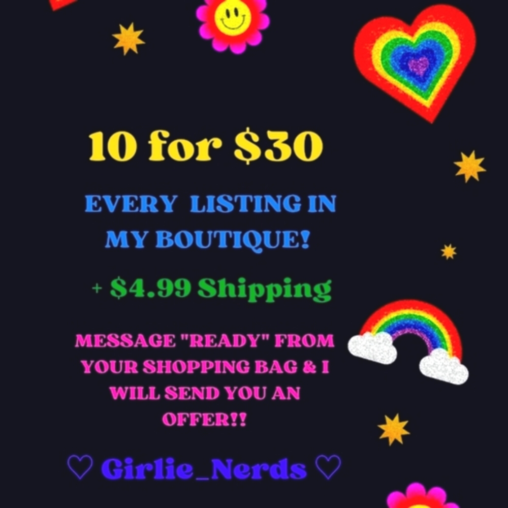 ❤ 10 for $30 Sale ❤